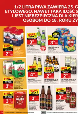Twój Market - gazetka promocyjna Gazetka od środy 13.05 do wtorku 19.05 - strona 28