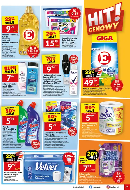 Twój Market - gazetka promocyjna Gazetka od środy 13.05 do wtorku 19.05 - strona 31