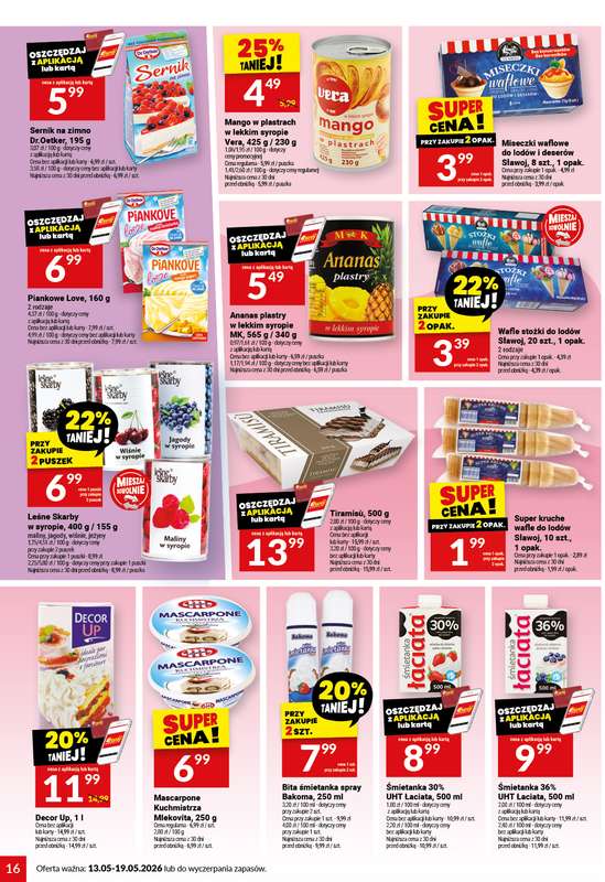 Twój Market - gazetka promocyjna Gazetka od środy 13.05 do wtorku 19.05 - strona 16