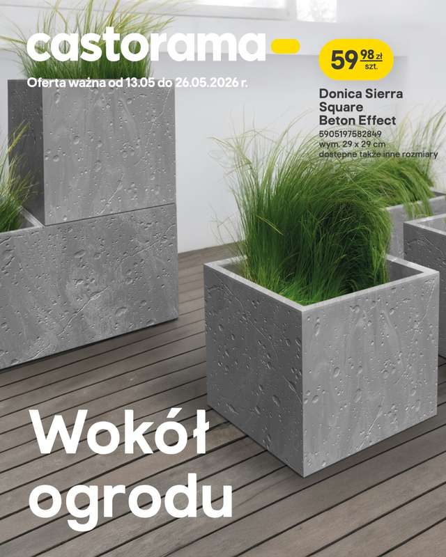 Castorama - gazetka promocyjna Wokół ogrodu od środy 13.05 do wtorku 26.05