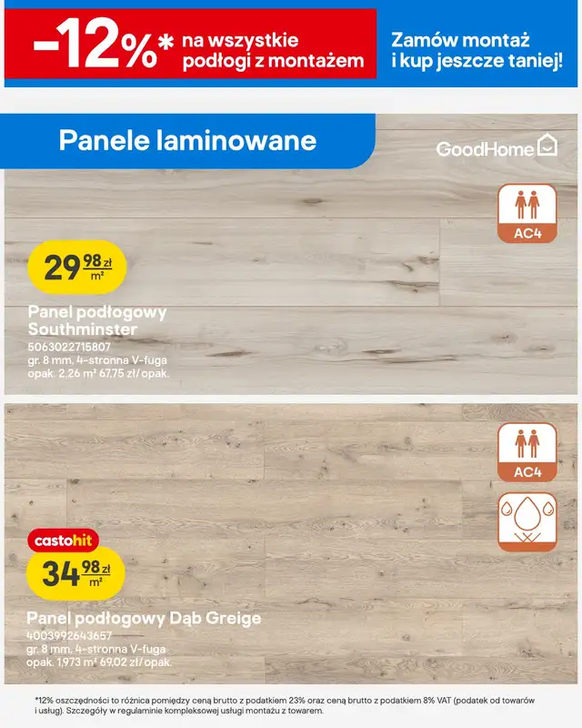 Castorama - gazetka promocyjna Podłogi i drzwi od środy 13.05 do wtorku 26.05 - strona 2