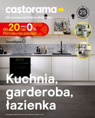 Castorama - gazetka promocyjna Kuchnia, garderoba, łazienka od środy 13.05 do wtorku 26.05