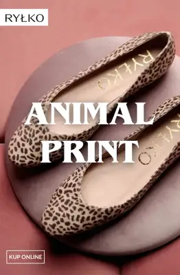 Ryłko - gazetka promocyjna Animal print - obuwie i akcesoria od wtorku 12.05 