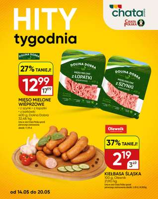 Chata Polska - gazetka promocyjna Hity tygodnia 14-20.05  do środy 20.05