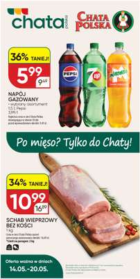 Chata Polska - gazetka promocyjna Oferta tygodnia 14-20.05  do środy 20.05