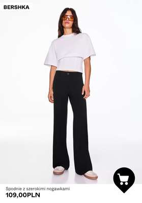Bershka - gazetka promocyjna Spodnie damskie WIDE LEG od wtorku 12.05  - strona 2