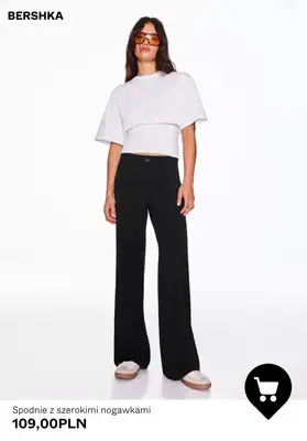 Bershka - gazetka promocyjna Spodnie damskie WIDE LEG od wtorku 12.05  - strona 2