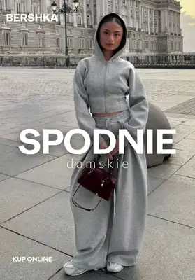 Bershka - gazetka promocyjna Spodnie damskie WIDE LEG od wtorku 12.05 