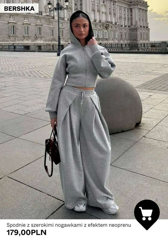 Bershka - gazetka promocyjna Spodnie damskie WIDE LEG od wtorku 12.05  - strona 4