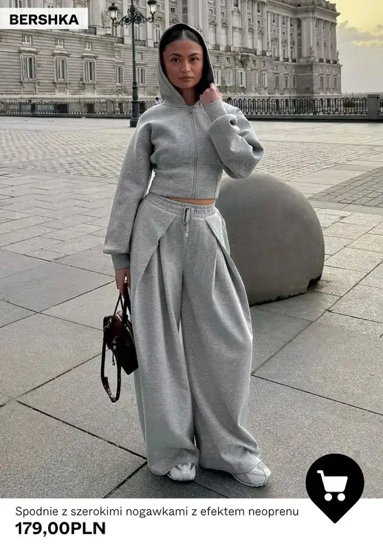 Bershka - gazetka promocyjna Spodnie damskie WIDE LEG od wtorku 12.05  - strona 4