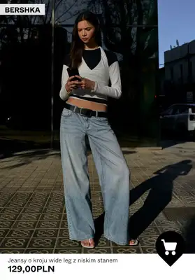 Bershka - gazetka promocyjna Spodnie damskie WIDE LEG od wtorku 12.05  - strona 9