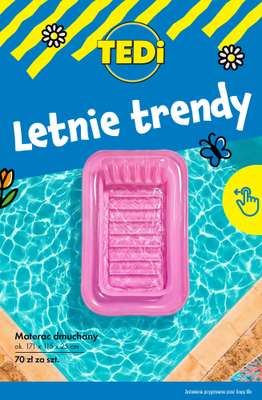 Tedi - gazetka promocyjna Letnie TRENDY! od wtorku 12.05 