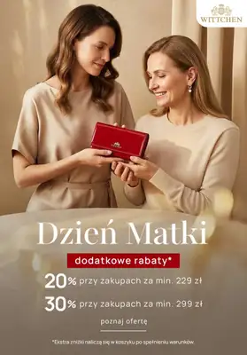 Dzień Matki - gazetka promocyjna Wittchen | Dodatkowe do -30% na Dzień Mamy od wtorku 12.05 