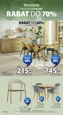 Jysk - gazetka promocyjna Dni Wiosny. Rabat do 70% od środy 13.05 do wtorku 19.05 - strona 12