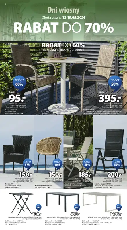 Jysk - gazetka promocyjna Dni Wiosny. Rabat do 70%   - strona 2