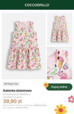 Sukienka dzianinowa wielokolorowa bez rękawów z nadrukiem na całości