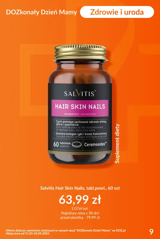 Dzień Matki - gazetka promocyjna DOZ.PL I DOZkonały Dzień Mamy! Oferty do -20% od poniedziałku 11.05 do wtorku 26.05 - strona 9