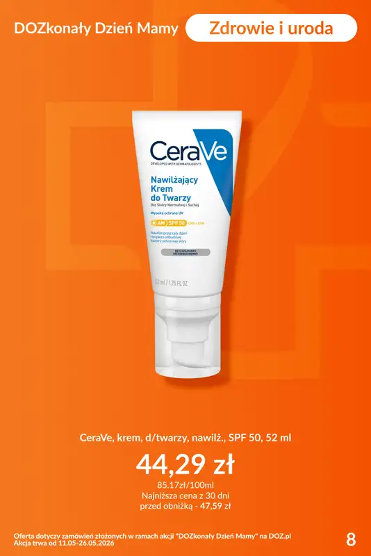Dzień Matki - gazetka promocyjna DOZ.PL I DOZkonały Dzień Mamy! Oferty do -20% od poniedziałku 11.05 do wtorku 26.05 - strona 8
