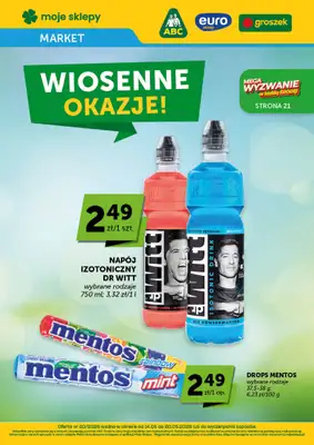 Groszek - gazetka promocyjna Gazetka Market  do środy 20.05