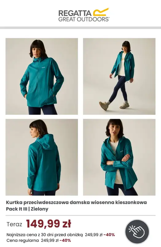 Regatta - gazetka promocyjna Kurtki przeciwdeszczowe nawet do -50% taniej   - strona 3
