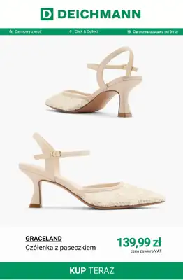 Deichmann - gazetka promocyjna Czółenka na specjalne okazje od wtorku 12.05  - strona 4
