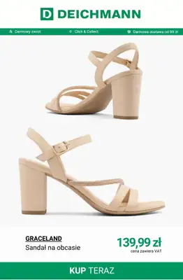 Deichmann - gazetka promocyjna Czółenka na specjalne okazje od wtorku 12.05  - strona 10