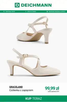 Deichmann - gazetka promocyjna Czółenka na specjalne okazje od wtorku 12.05  - strona 9