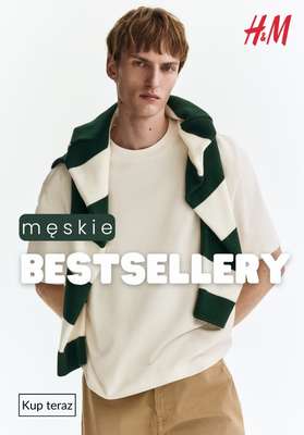 H&M - gazetka promocyjna Męskie BESTSELLERY od 24,99 PLN od wtorku 12.05 