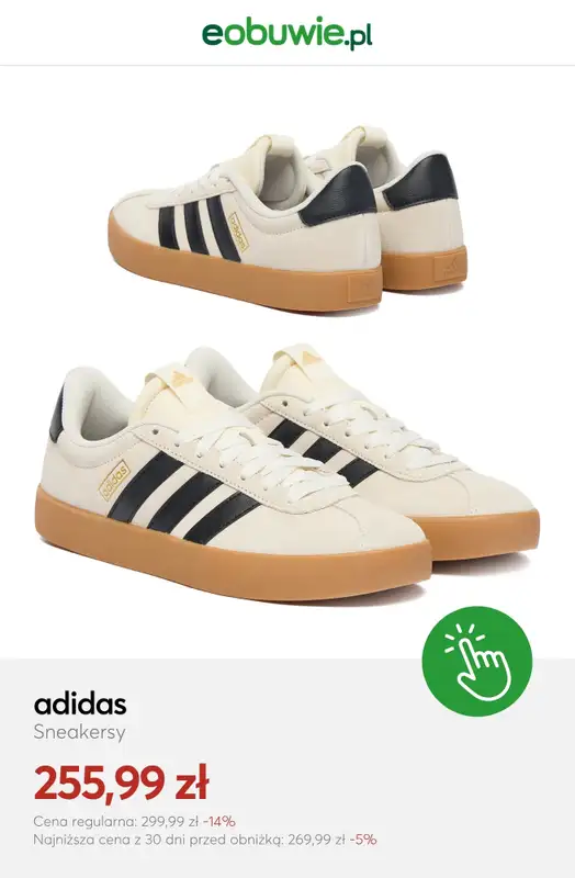 eobuwie.pl - gazetka promocyjna Sneakersy adidas dla niej – sprawdź okazje od wtorku 12.05  - strona 6