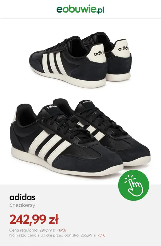 eobuwie.pl - gazetka promocyjna Sneakersy adidas dla niej – sprawdź okazje od wtorku 12.05  - strona 9