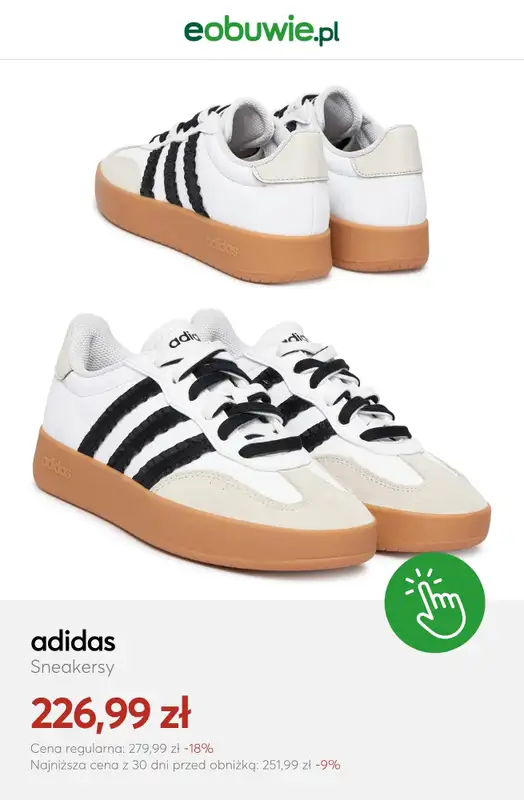 eobuwie.pl - gazetka promocyjna Sneakersy adidas dla niej – sprawdź okazje od wtorku 12.05  - strona 8