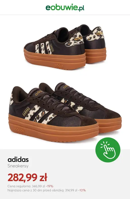 eobuwie.pl - gazetka promocyjna Sneakersy adidas dla niej – sprawdź okazje od wtorku 12.05  - strona 5