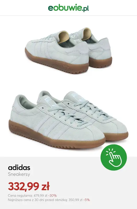 eobuwie.pl - gazetka promocyjna Sneakersy adidas dla niej – sprawdź okazje od wtorku 12.05  - strona 10