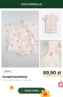 Coccodrillo - gazetka promocyjna Dziecięce komplety na lato od wtorku 12.05 do poniedziałku 25.05 - strona 11