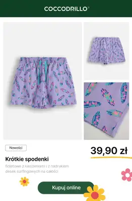 Coccodrillo - gazetka promocyjna Dziecięce komplety na lato od wtorku 12.05 do poniedziałku 25.05 - strona 8