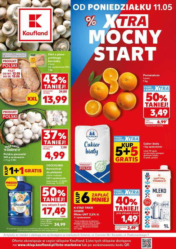 Kaufland - gazetka promocyjna Mocny Start od poniedziałku 11.05 do środy 13.05