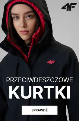 4F - gazetka promocyjna Kurtki przeciwdeszczowe od wtorku 12.05 
