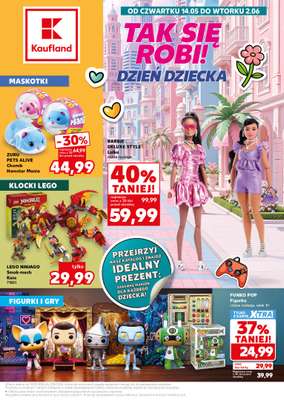 Kaufland - gazetka promocyjna Oferta Kaufland - Dzień Dziecka od czwartku 14.05 do wtorku 02.06