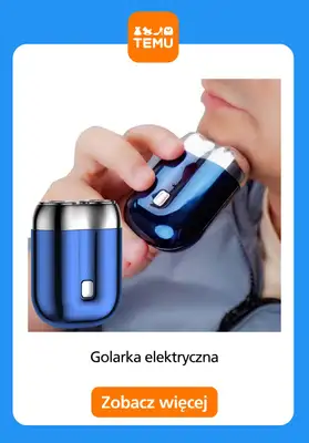Temu - gazetka promocyjna Elektryczne golarki męskie od wtorku 12.05  - strona 5