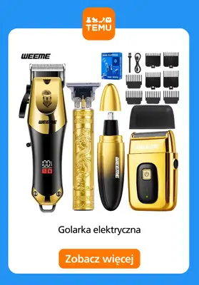 Temu - gazetka promocyjna Elektryczne golarki męskie od wtorku 12.05  - strona 4