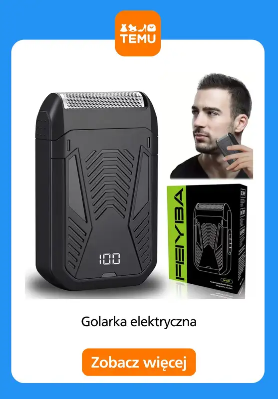 Temu - gazetka promocyjna Elektryczne golarki męskie od wtorku 12.05  - strona 9