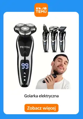 Temu - gazetka promocyjna Elektryczne golarki męskie od wtorku 12.05  - strona 10