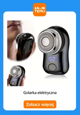 Temu - gazetka promocyjna Elektryczne golarki męskie od wtorku 12.05  - strona 8