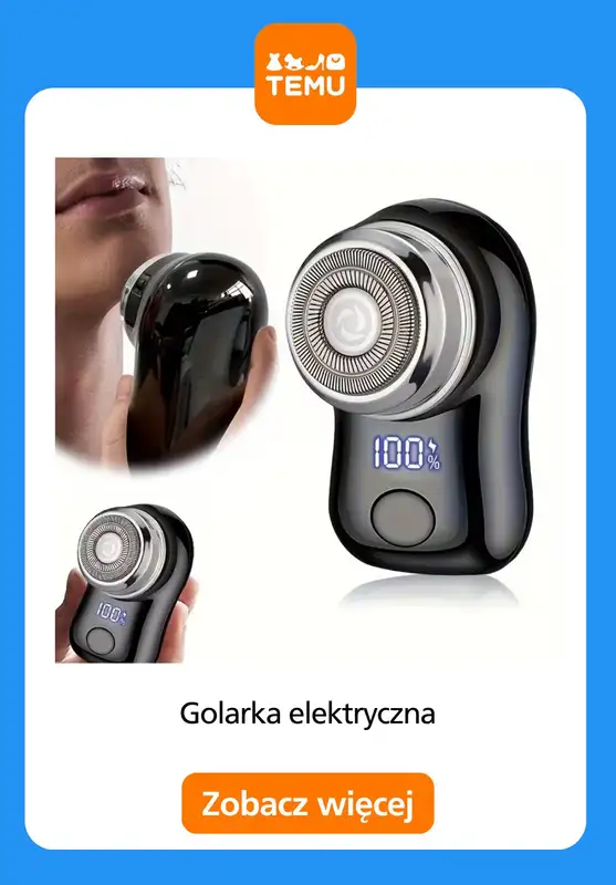 Temu - gazetka promocyjna Elektryczne golarki męskie od wtorku 12.05  - strona 8