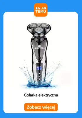 Temu - gazetka promocyjna Elektryczne golarki męskie od wtorku 12.05  - strona 6