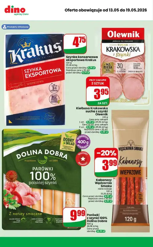 Dino - gazetka promocyjna Najlepsze promocje! od środy 13.05 do wtorku 19.05 - strona 10