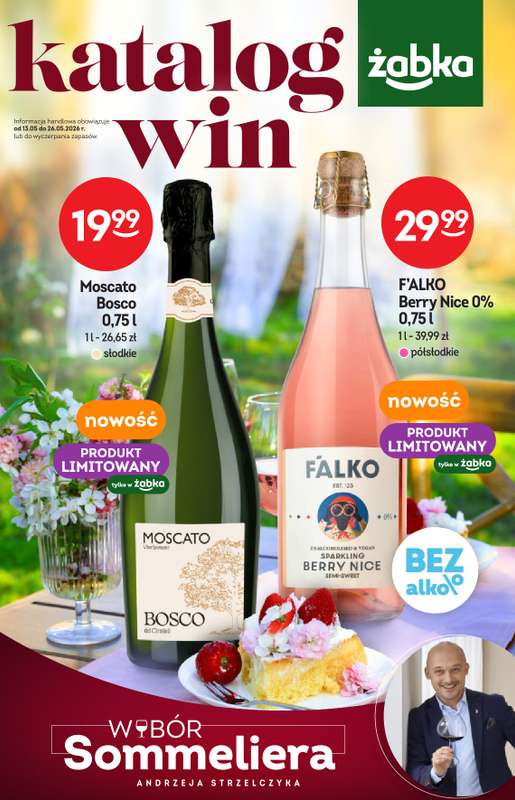 Żabka - gazetka promocyjna Katalog win od środy 13.05 do wtorku 26.05