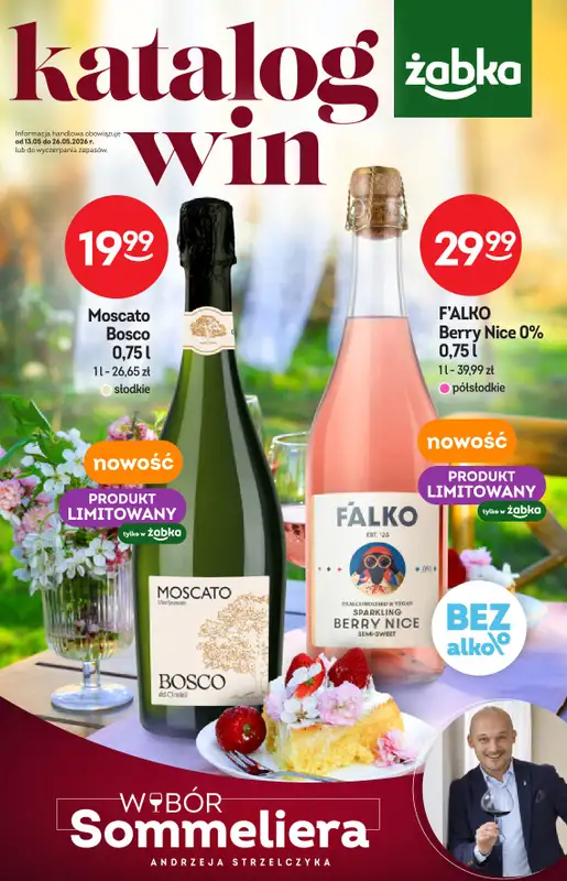 Żabka - gazetka promocyjna Katalog win od środy 13.05 do wtorku 26.05