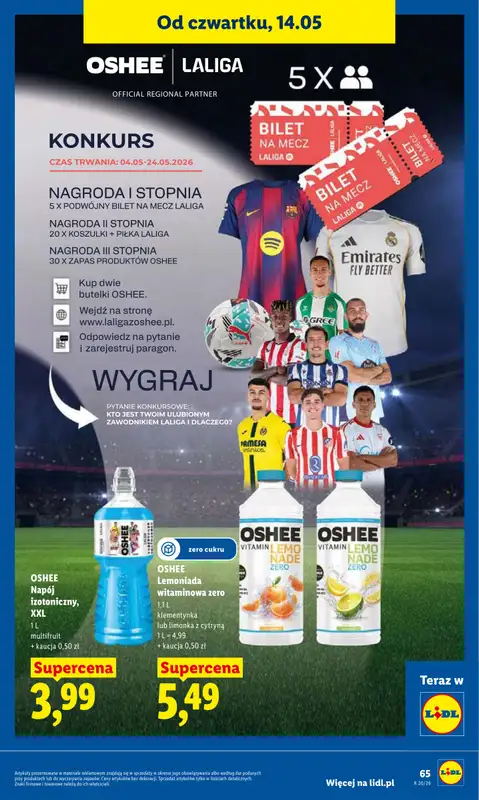 Lidl - gazetka promocyjna Oferta od czwartku od czwartku 14.05 do soboty 16.05 - strona 69
