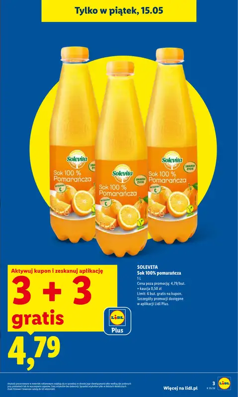 Lidl - gazetka promocyjna Oferta od czwartku od czwartku 14.05 do soboty 16.05 - strona 3